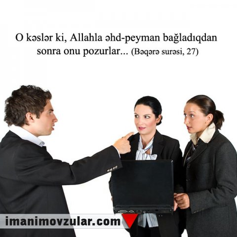  İman gətirdikdən sonra inkar edirlər 